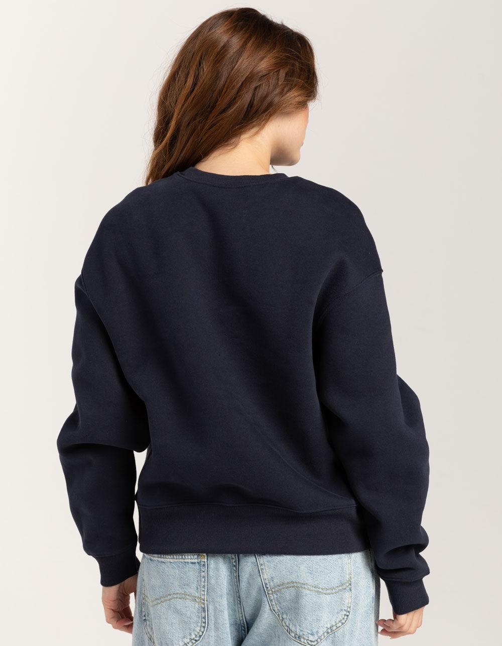 HYPE AND VICE Penn State University Womens Crewneck Sweatshirt - NAVY Product Image