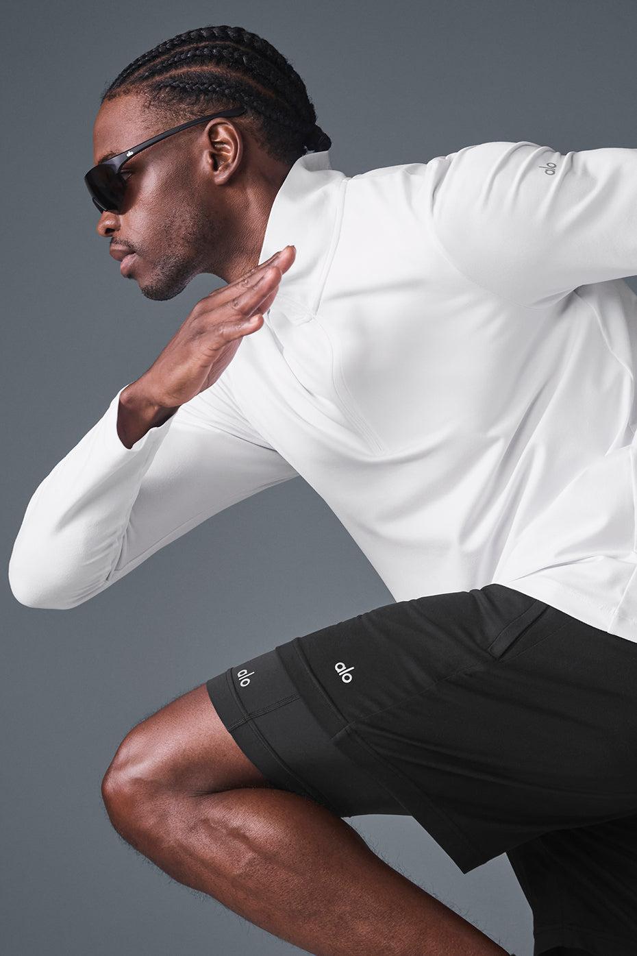 ALO | Conquer 1/4 Zip Reform Long Sleeve Sweatshirt Size: XL Product Image