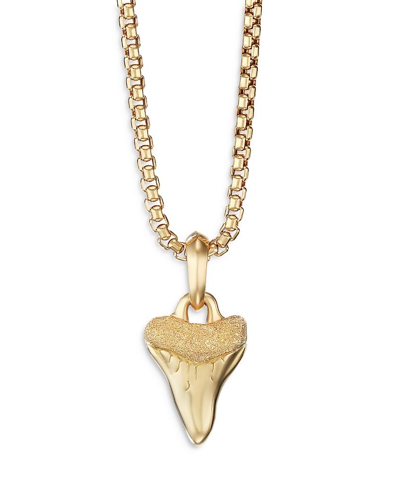 David Yurman Mens 18K Yellow Sharks Tooth Amulet Product Image