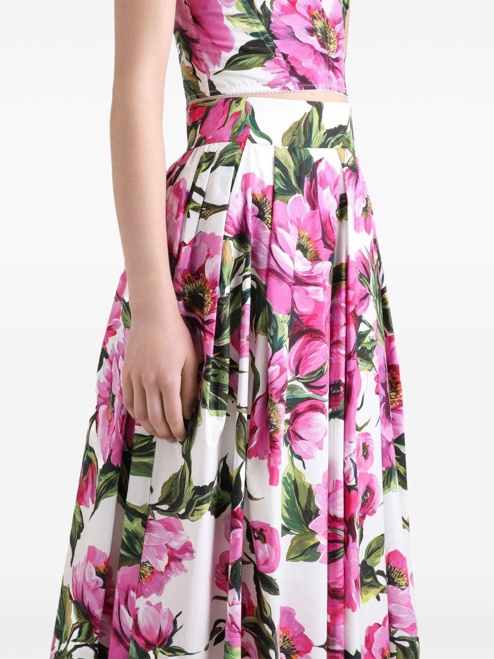 printed midi skirt Product Image