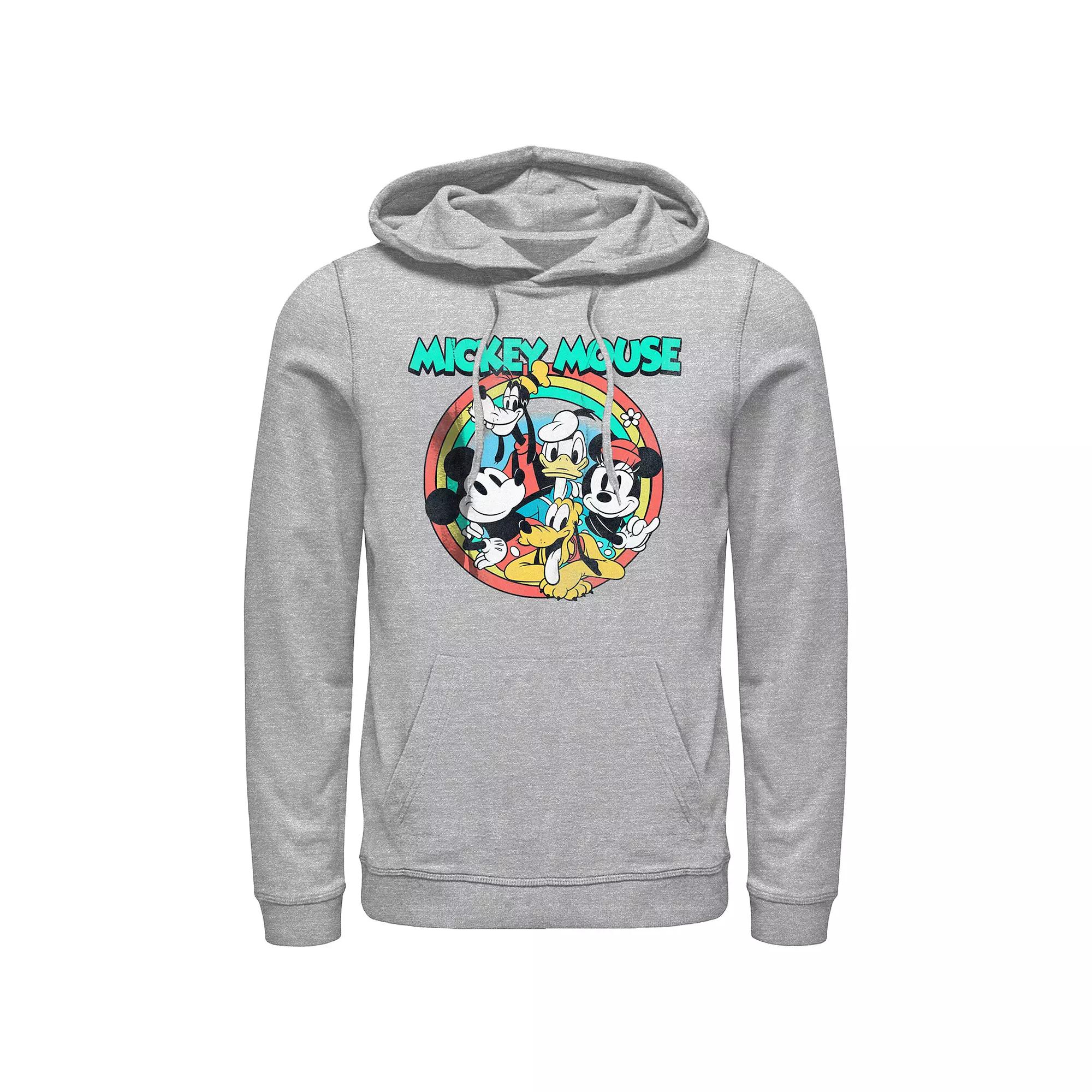 Men's Mickey Mouse And His Friends Graphic Hoodie,  Product Image