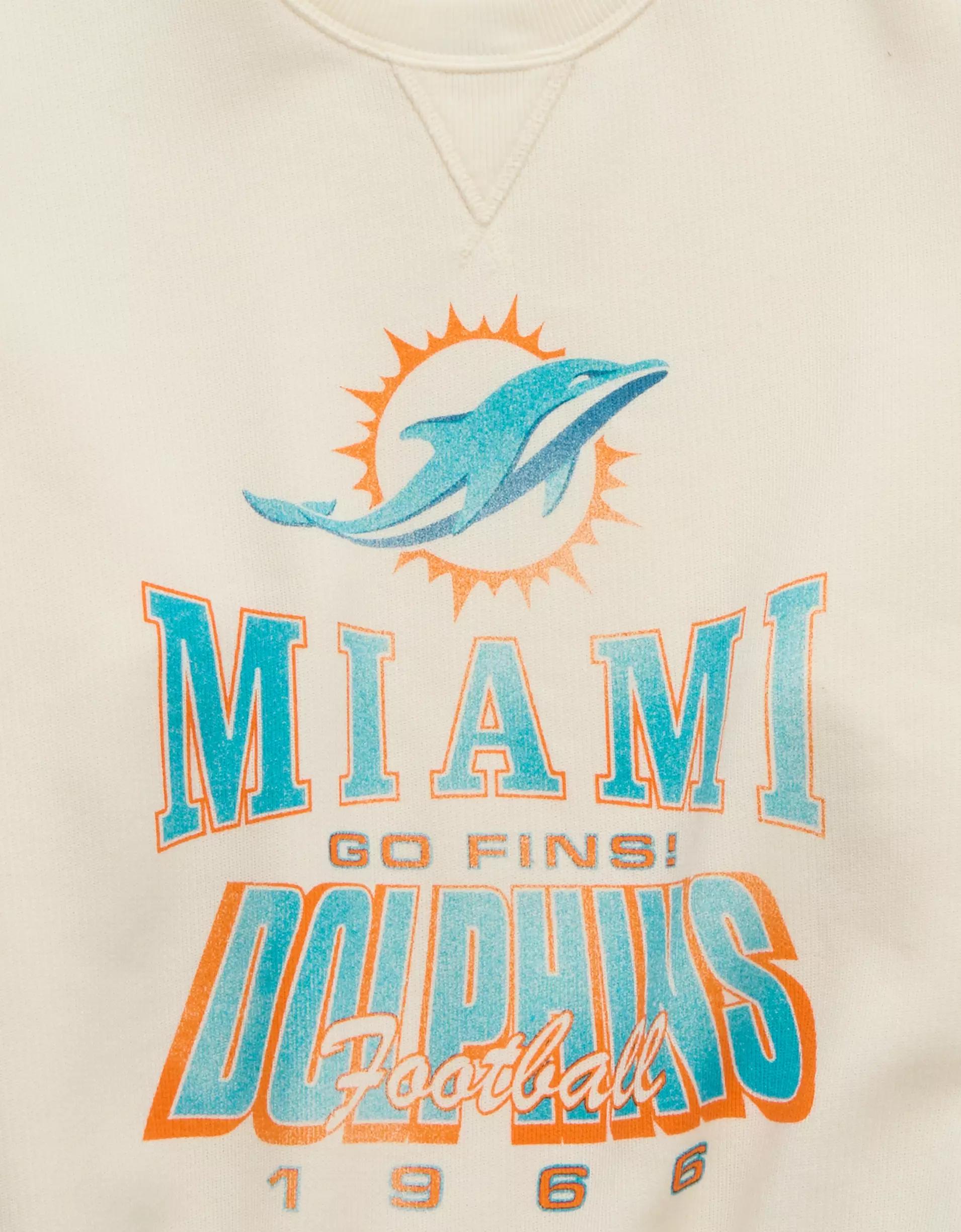 AE NFL Miami Dolphins Crew Neck Sweatshirt Product Image