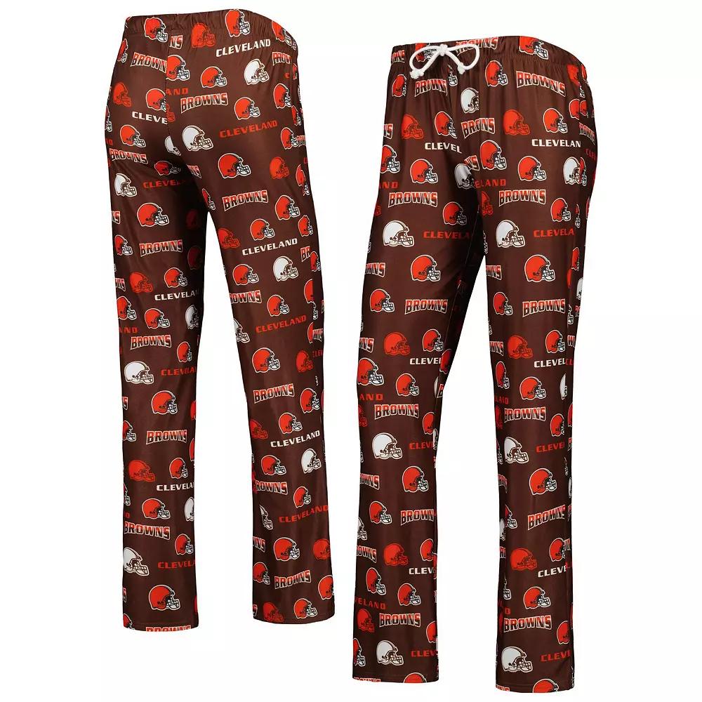 Women's Concepts Sport Brown Cleveland Browns Breakthrough Knit Pants, Size: Large Product Image