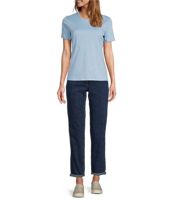 L.L.Bean 207 Vintage High Rise Straight Leg Boyfriend Jeans Product Image