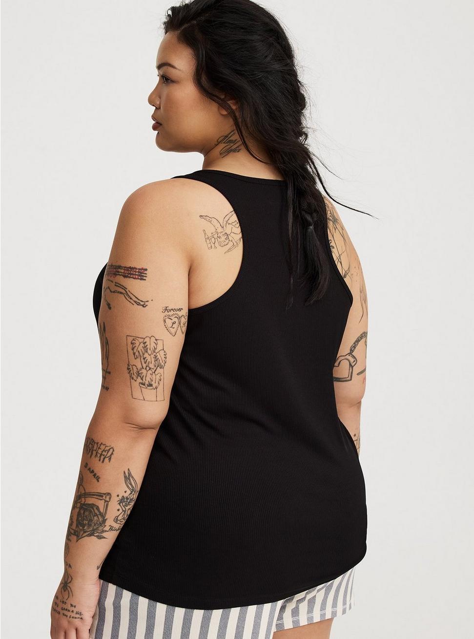 Super Soft Rib Henley Lounge Tank Product Image