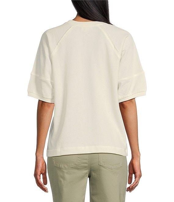 Westbound 3/4 Sleeve Crew Neck Top Product Image