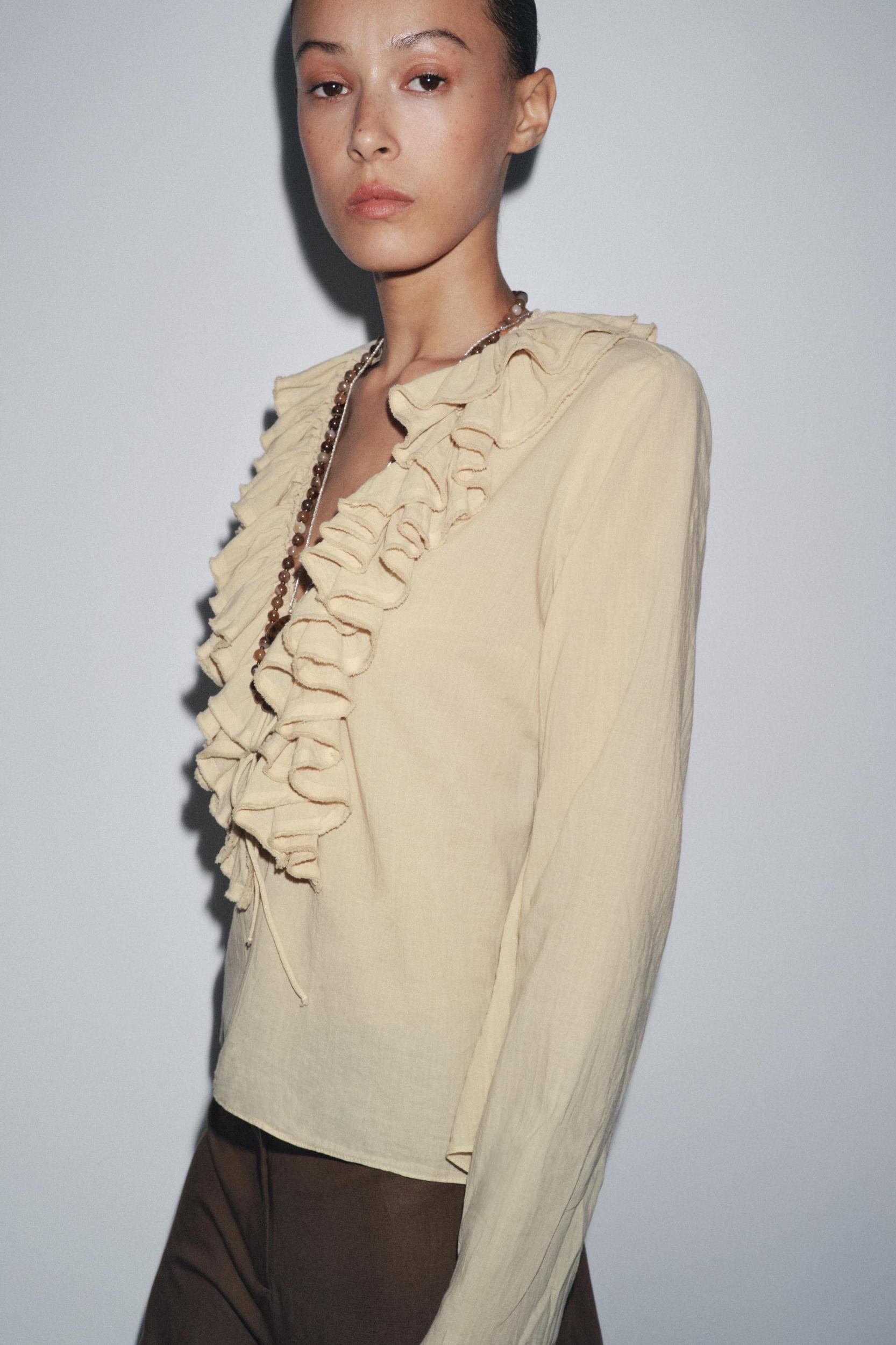 RUFFLED TOP ZW COLLECTION Product Image