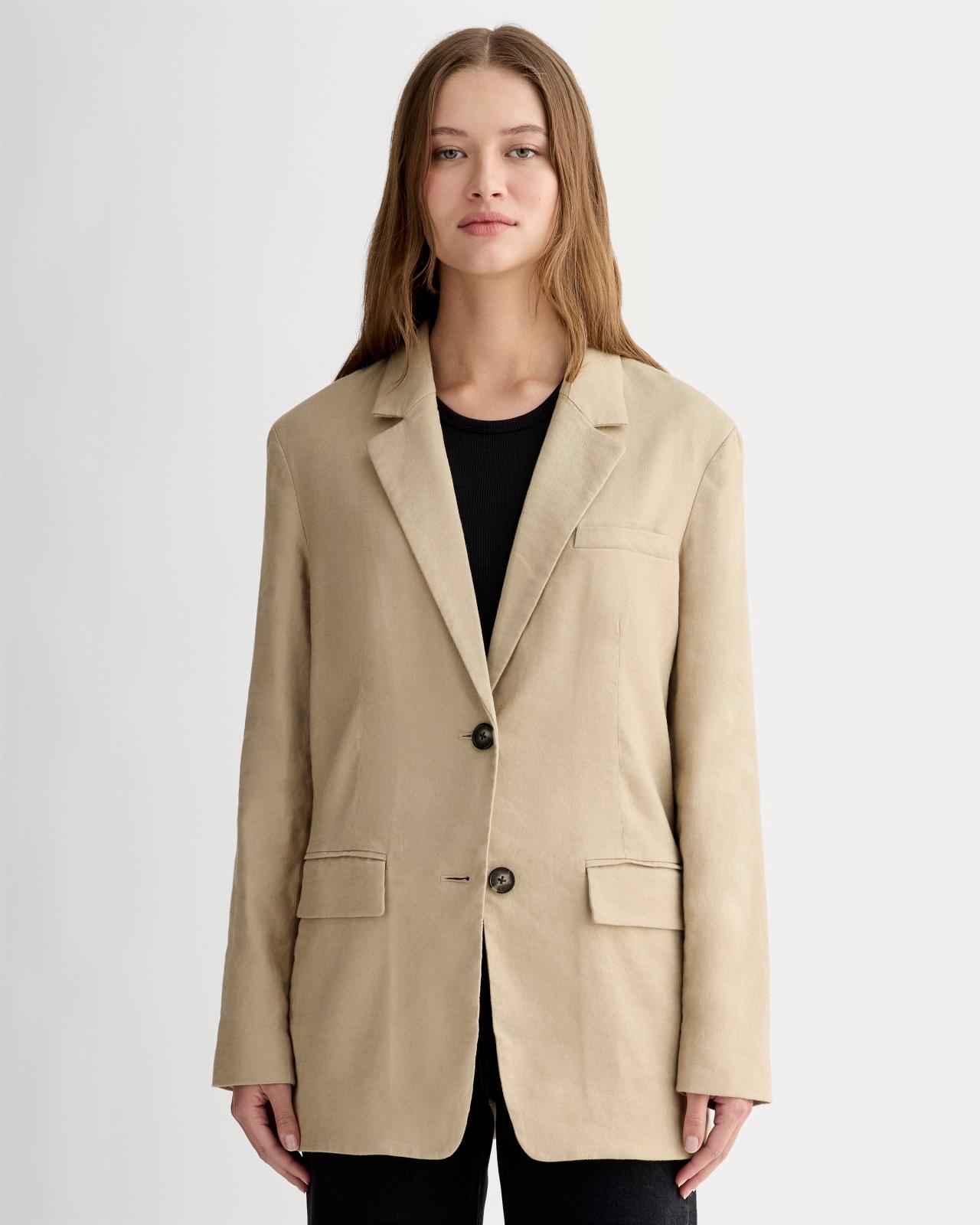 Womens Oversized Blazer in Stretch Linen by Everlane Size 0 Product Image