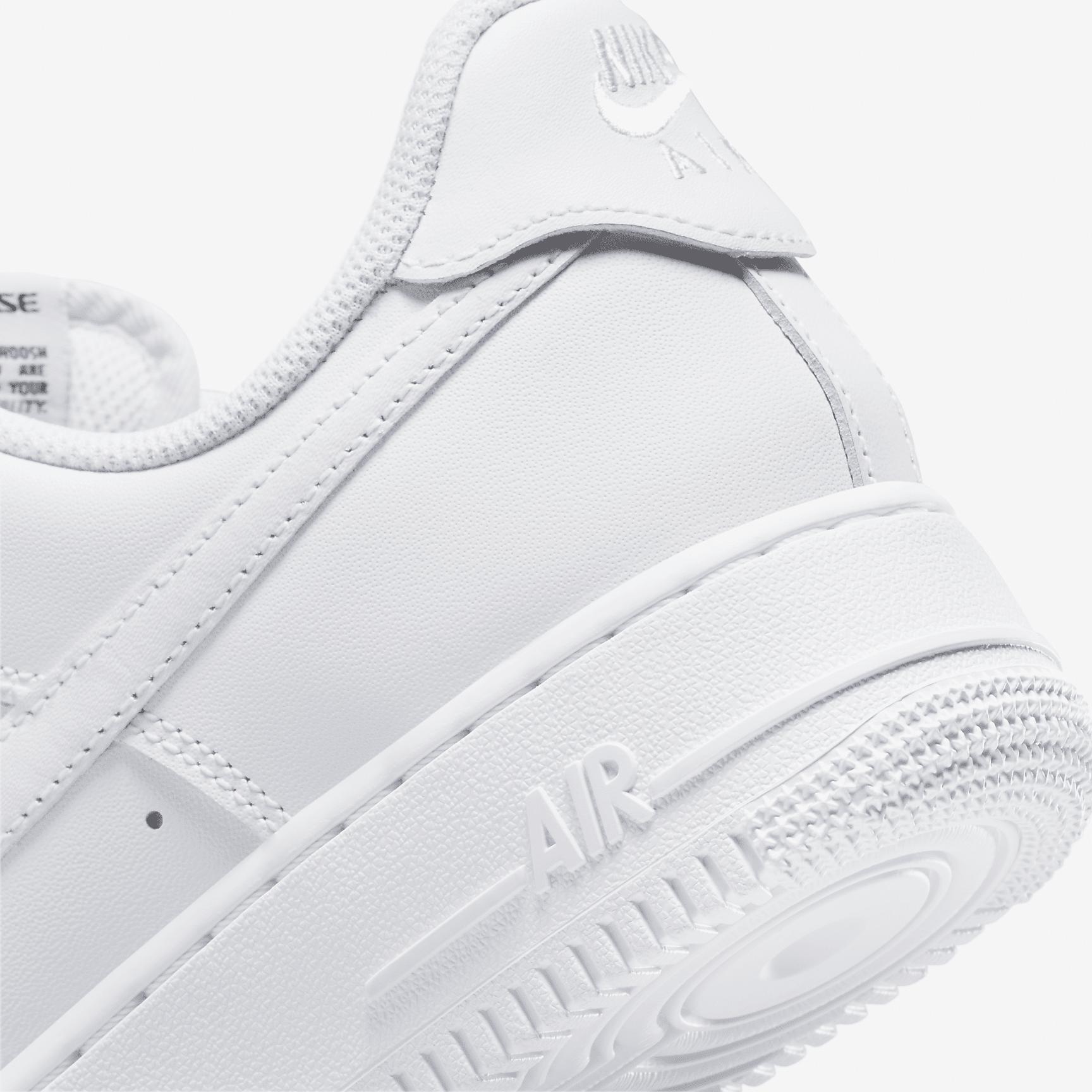 Nike Womens Nike Air Force 1 07 Flyease - Womens Shoes White/White/White Product Image