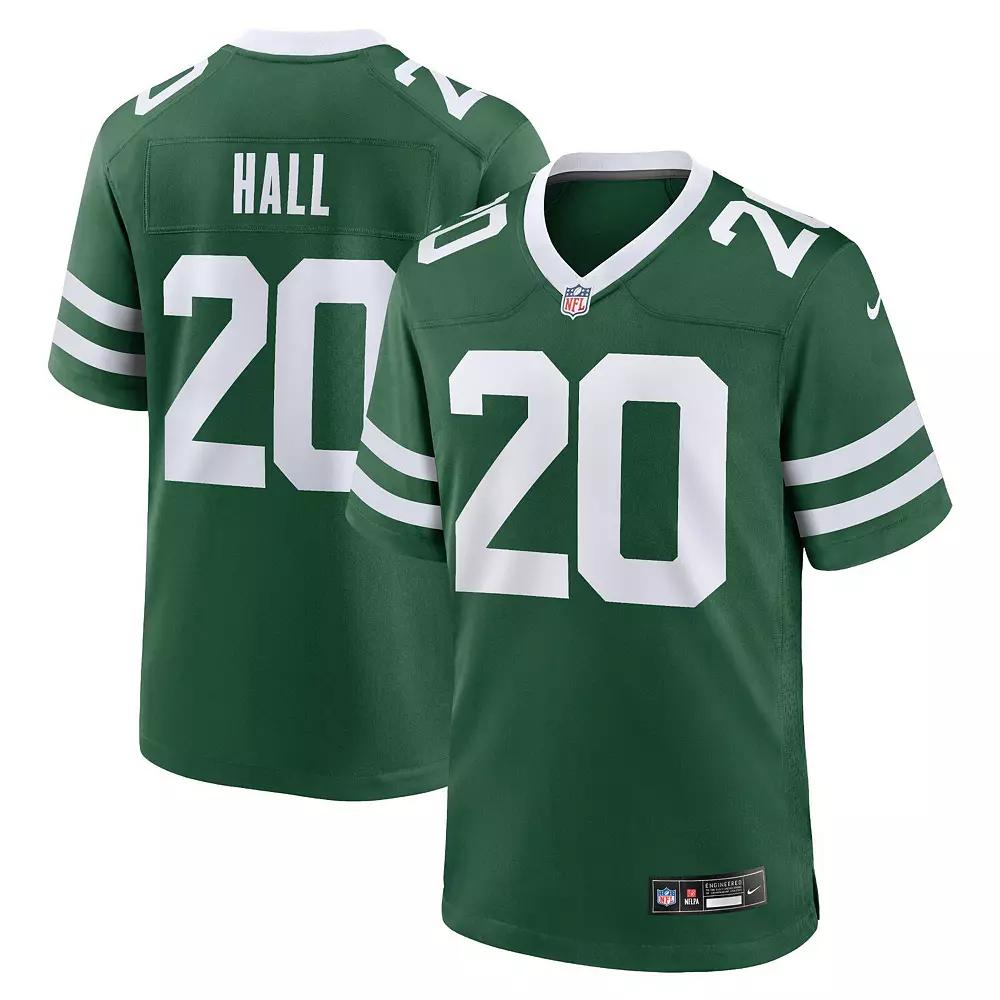 Breece Hall New York Jets Nike Mens NFL Game Football Jersey | 67NM03T672F-GT9 Product Image