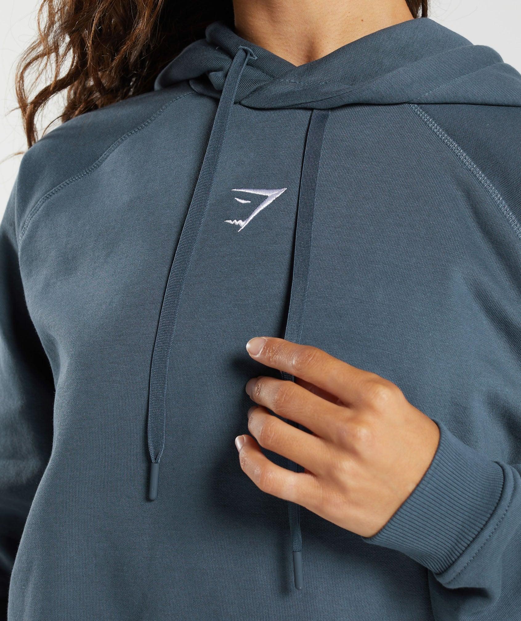 Gymshark Training Oversized Fleece Hoodie - Cargo Blue Female Product Image