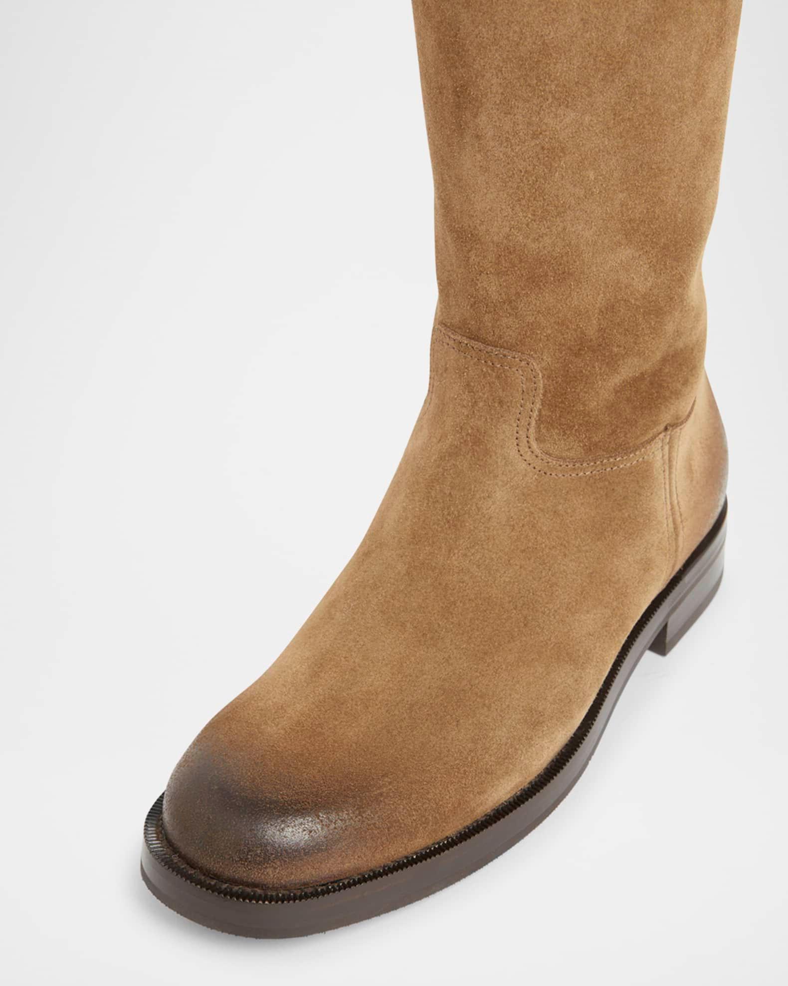 Penny Mid-Calf Suede Boots Product Image
