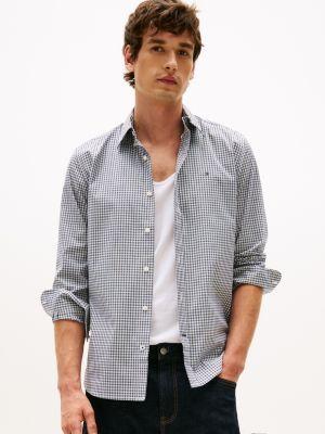 Regular Fit Gingham Print All-Day Shirt Product Image