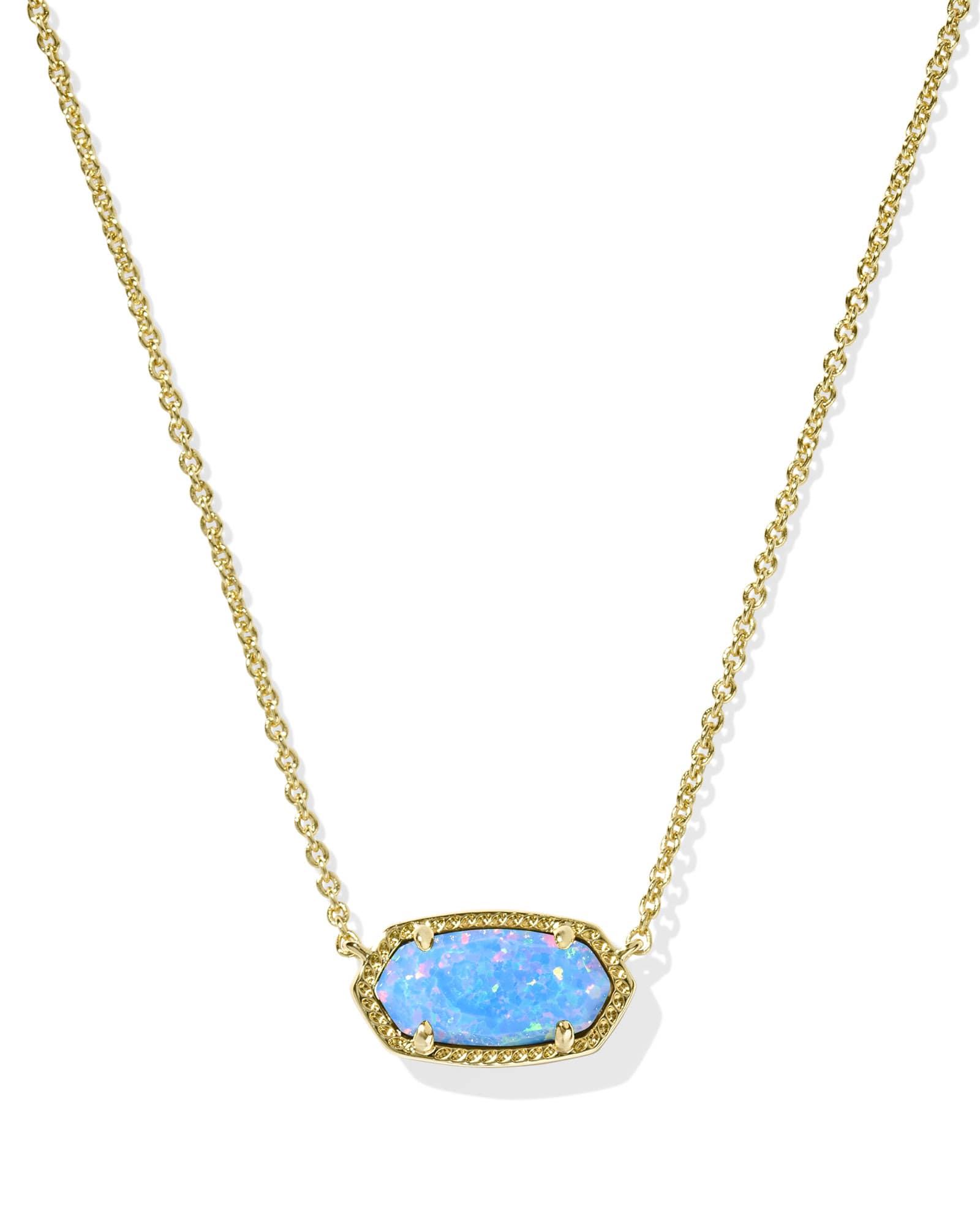 Elisa Gold Short Pendant Necklace Product Image