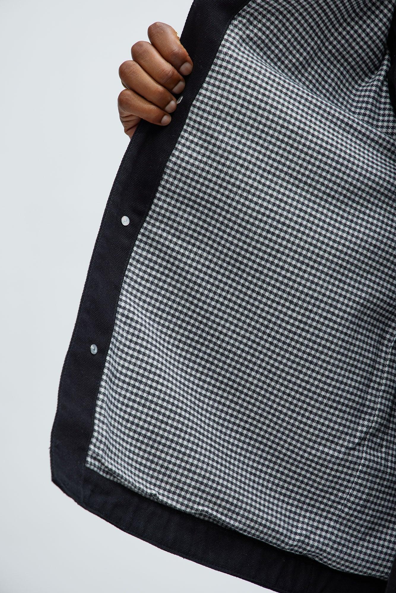 Alexander Utility Canvas Chore Jacket - Black Product Image