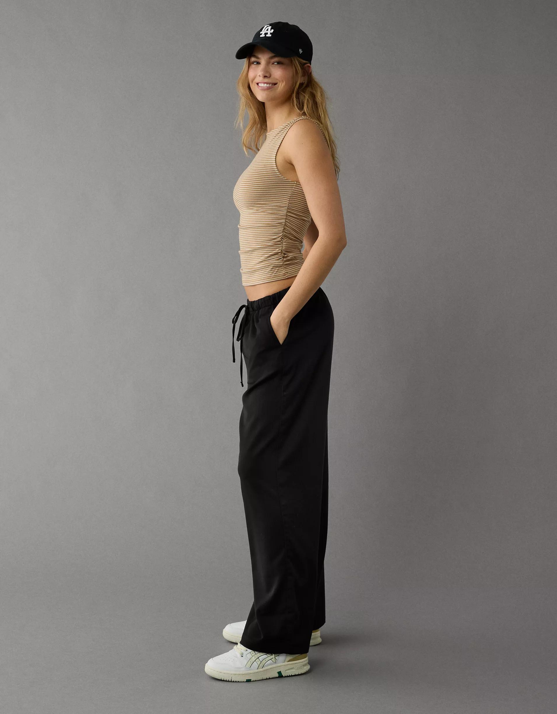 AE Low-Rise Pull-On Poppy Trouser Product Image