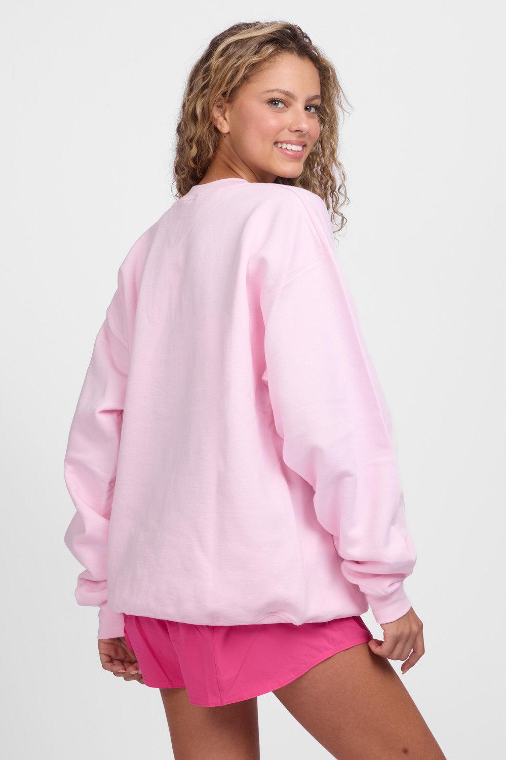 Roxanne Oversized Fleece Crewneck - Gloria Female Product Image