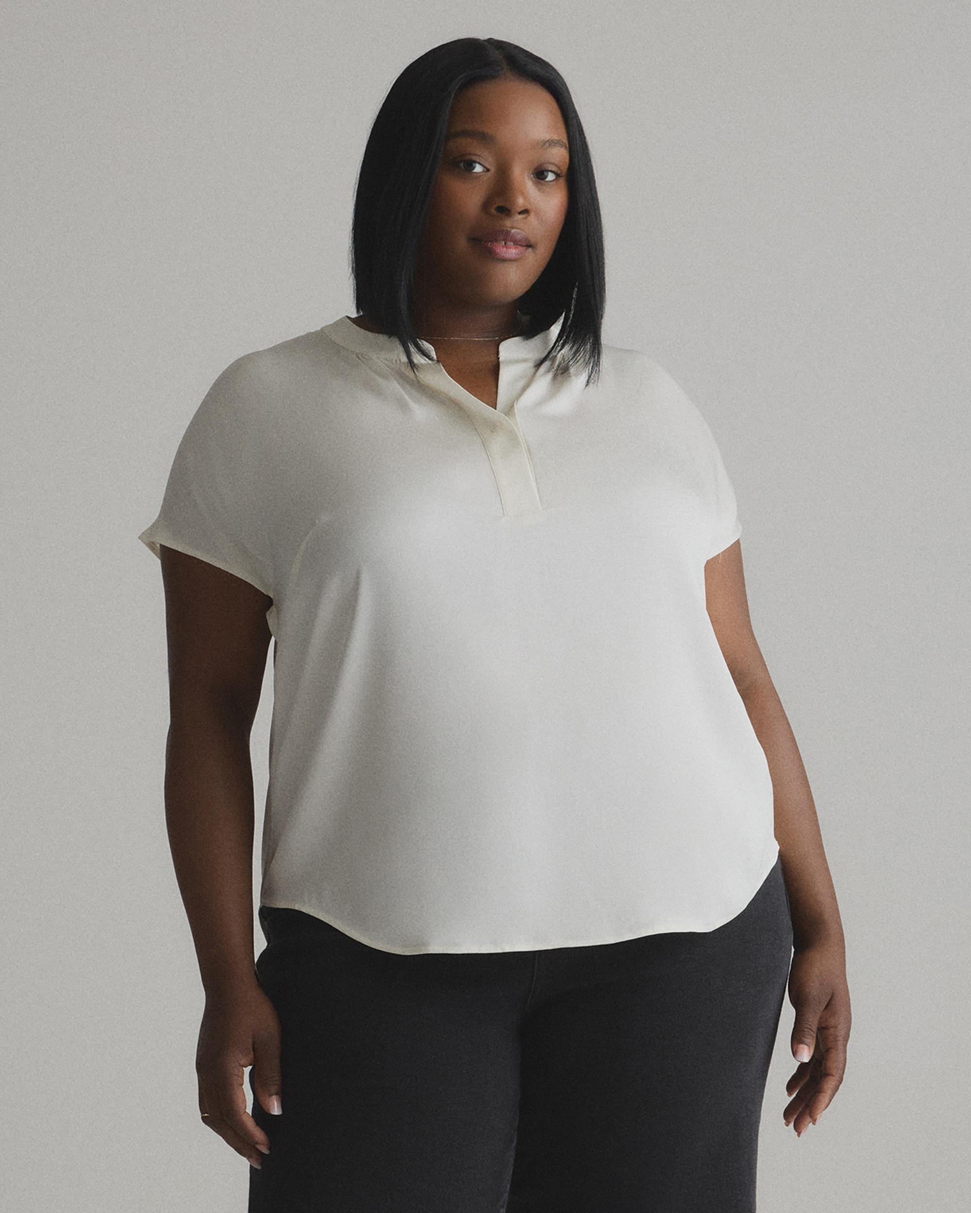 Quince | Women's Washable Stretch Silk Dolman Sleeve Blouse Mulberry Silk Product Image