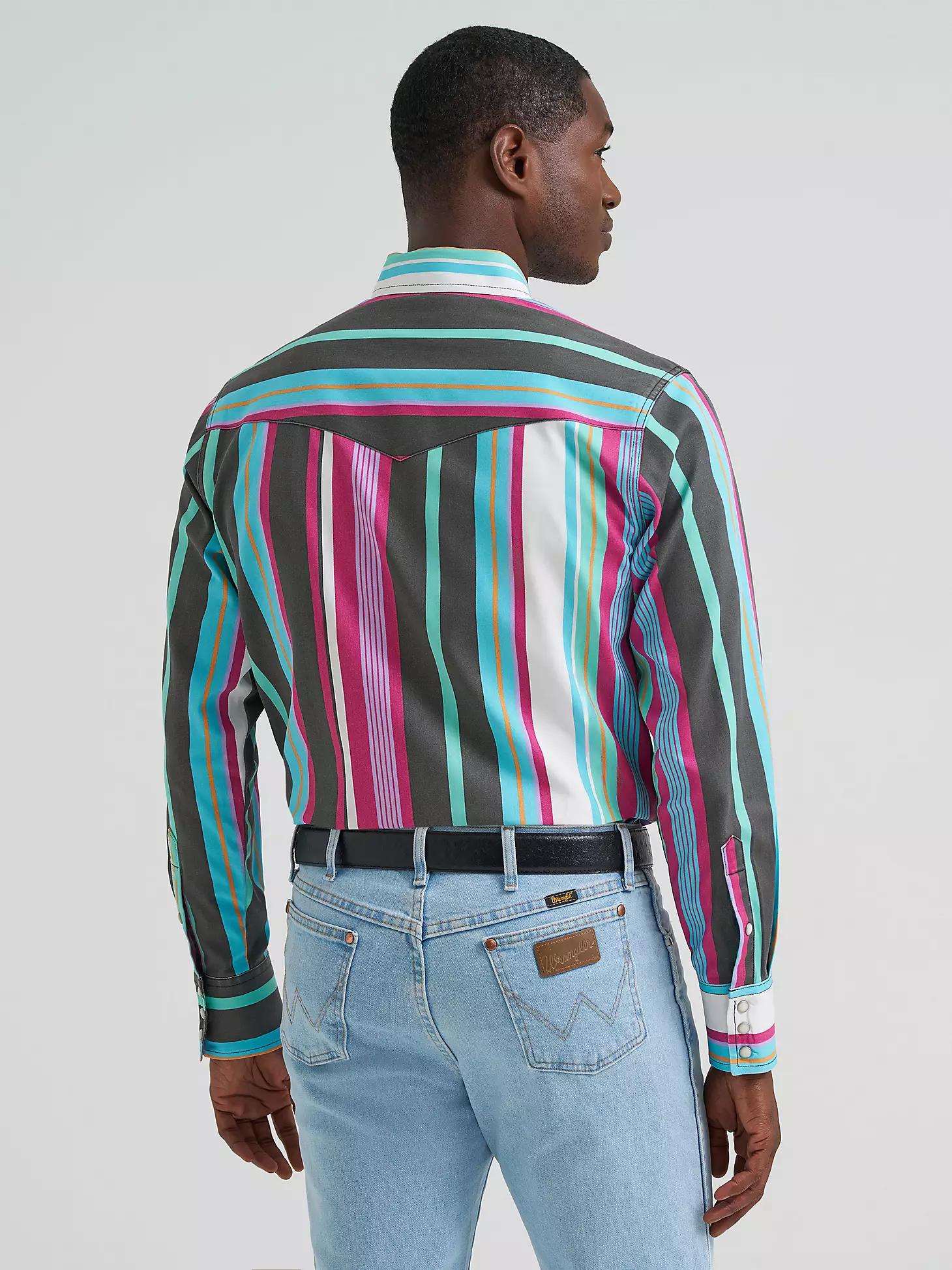 Vintage-Inspired Brushpopper Western Snap Workshirt | Men's SHIRTS | Wrangler® Product Image