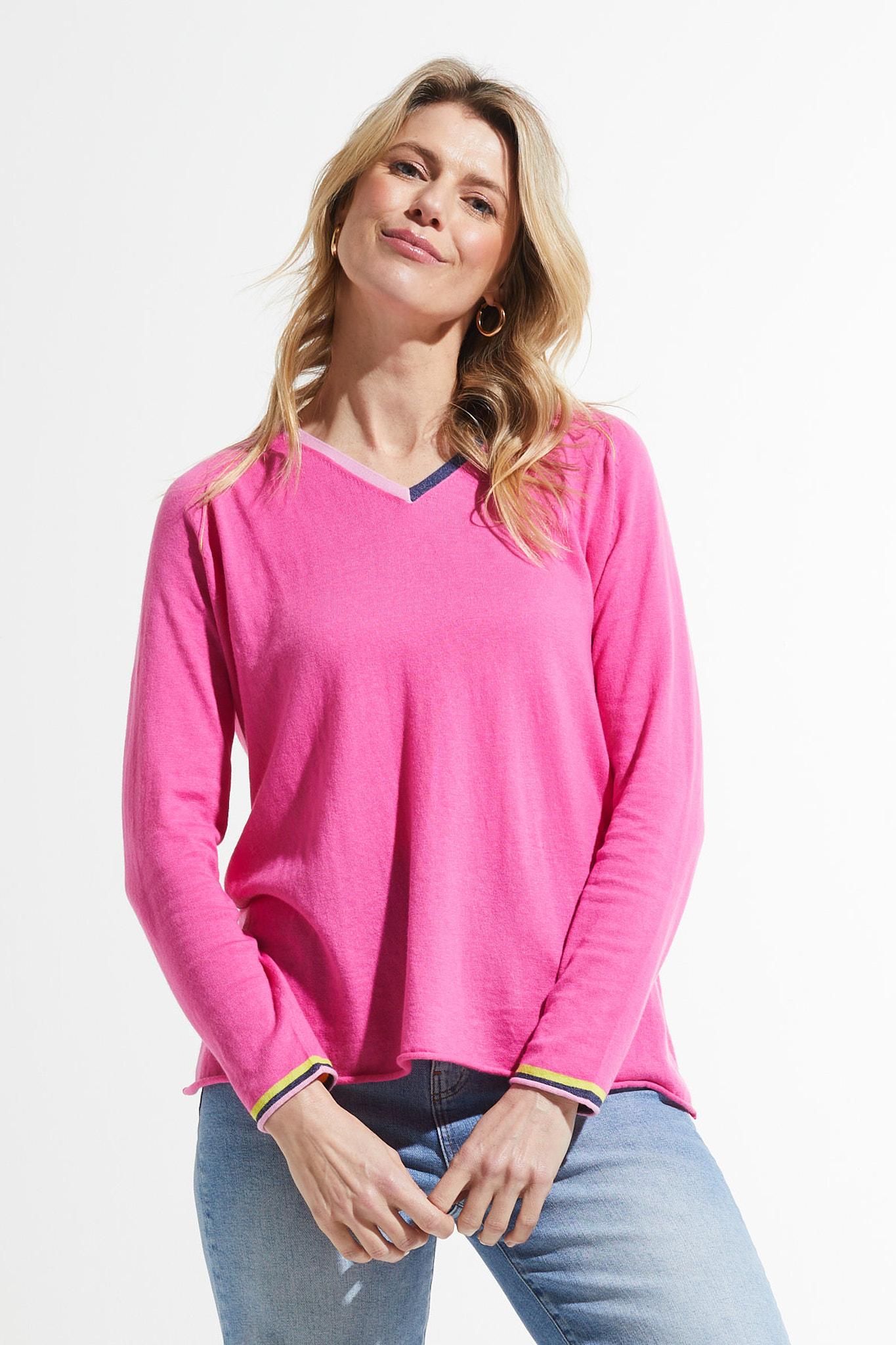 Zaket and Plover Colorful V Sweater Product Image