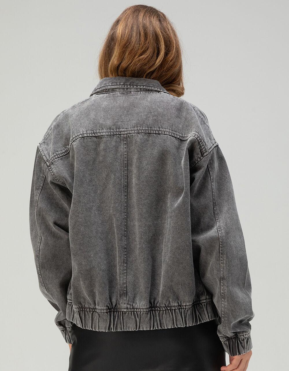 JJXX Ziggy Womens Washed Denim Jacket - WASHED BLACK Product Image