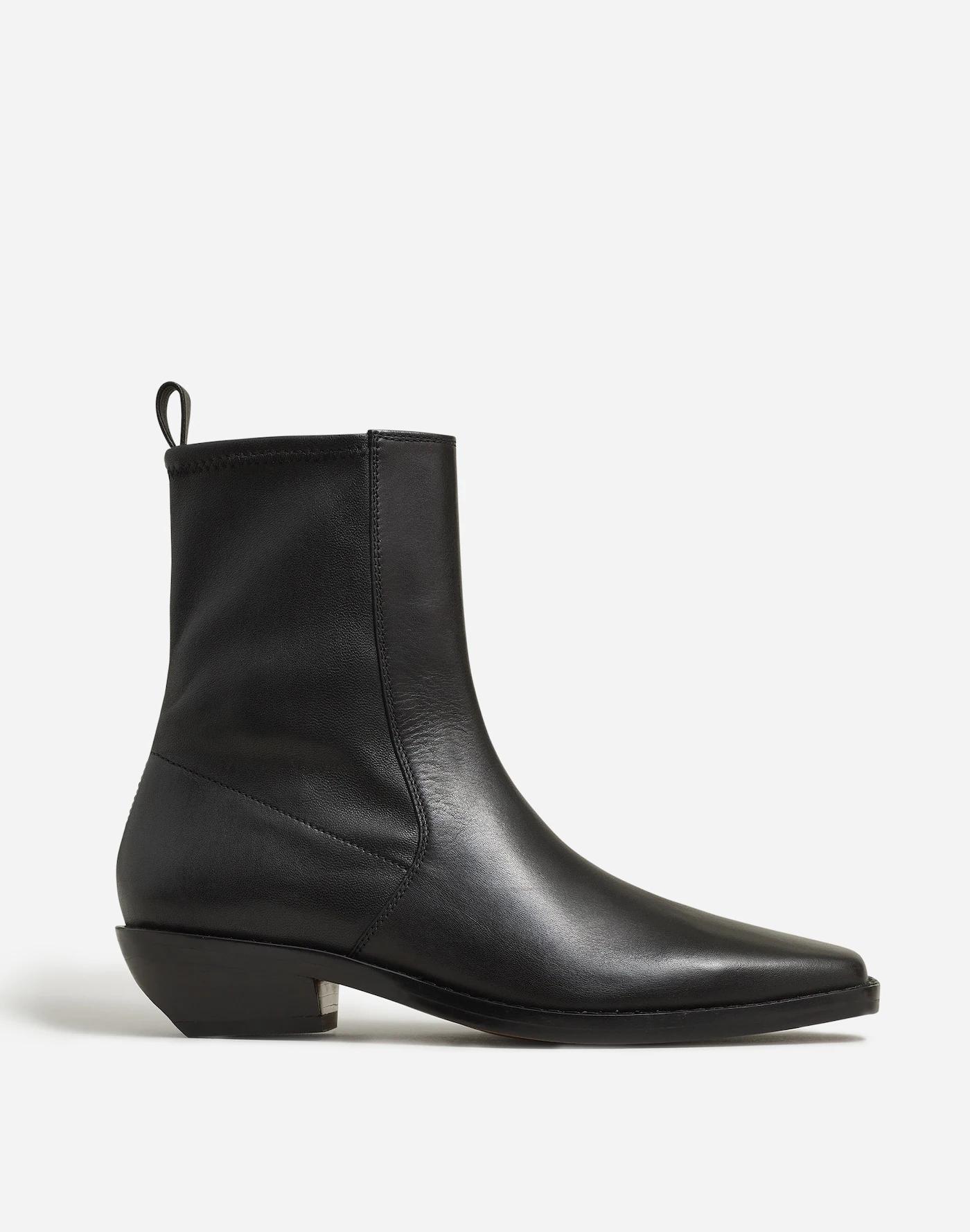 The Idris Ankle Boot in Leather Product Image