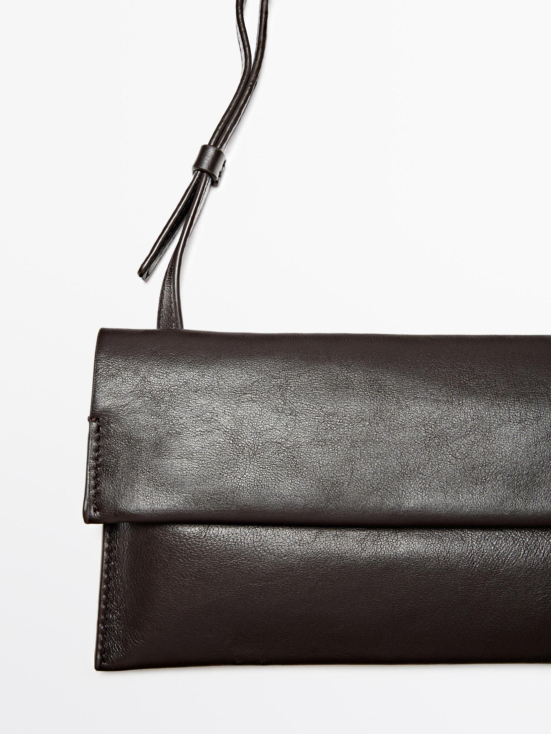 Nappa leather mini crossbody bag Product Image