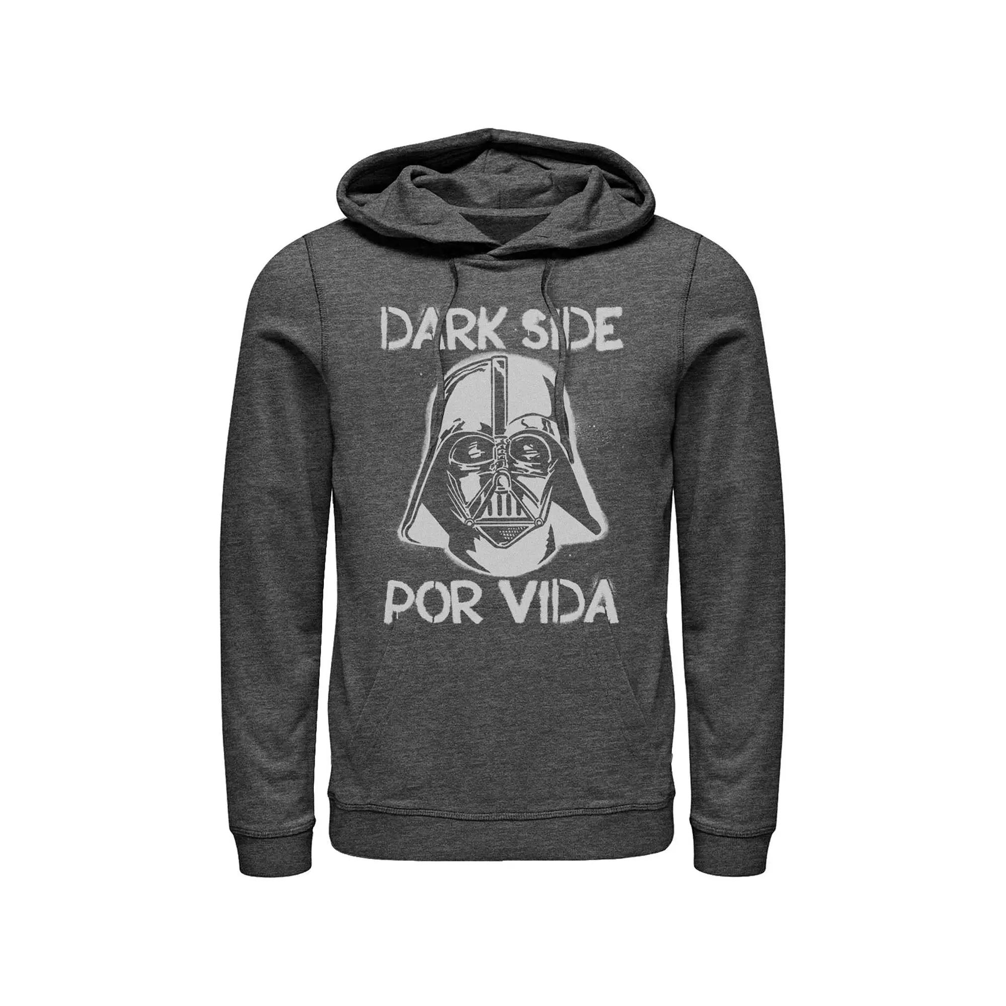 Men's Star Wars Darth Vader Dark Side Por Vida Stamp Hoodie,  Product Image