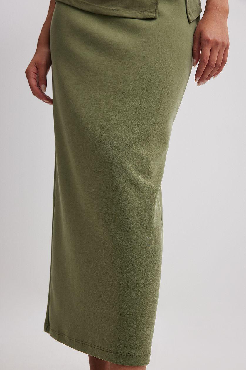 Modal Straight Fit Maxi Skirt Product Image