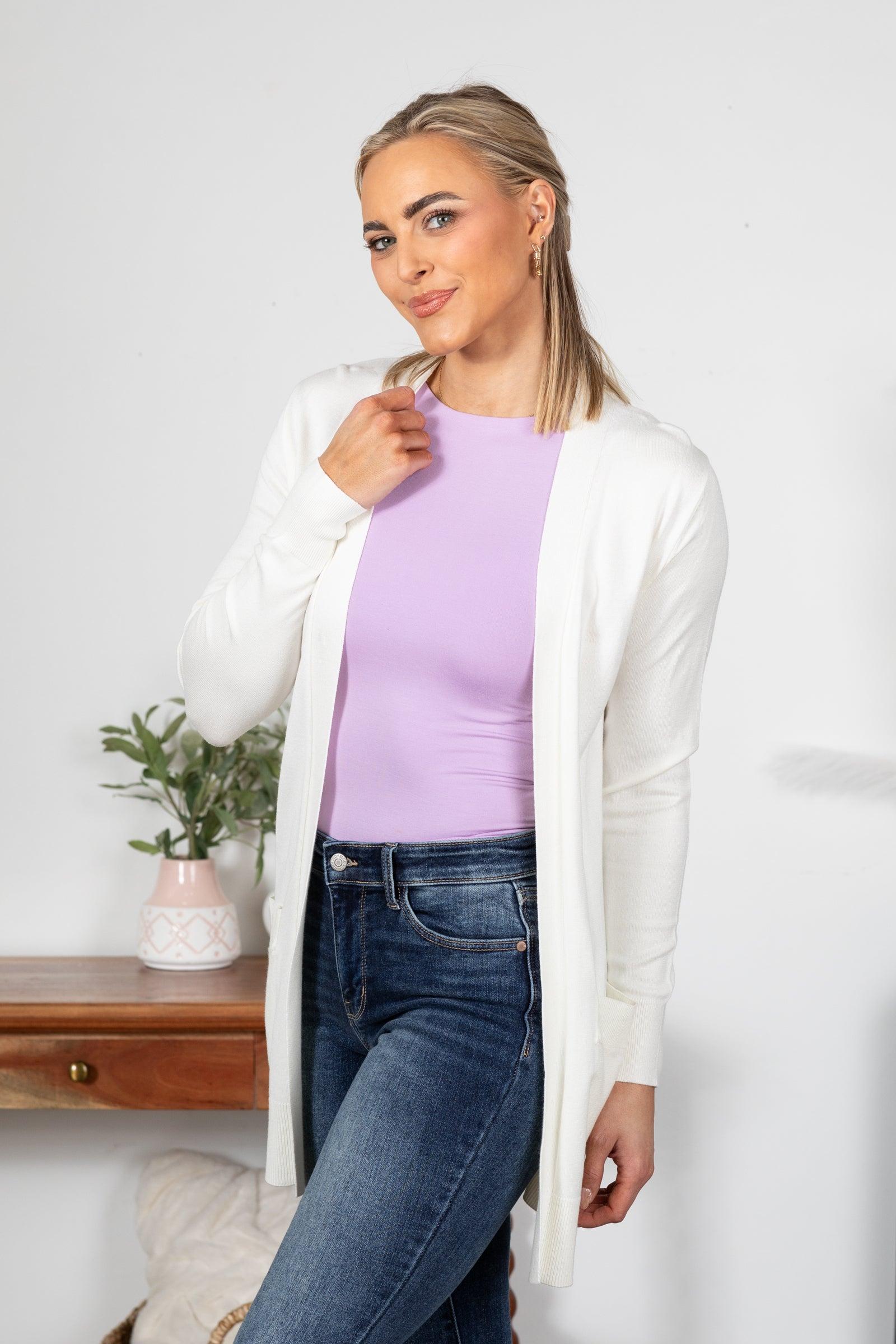 Lightweight Mid Length Cardigan Product Image