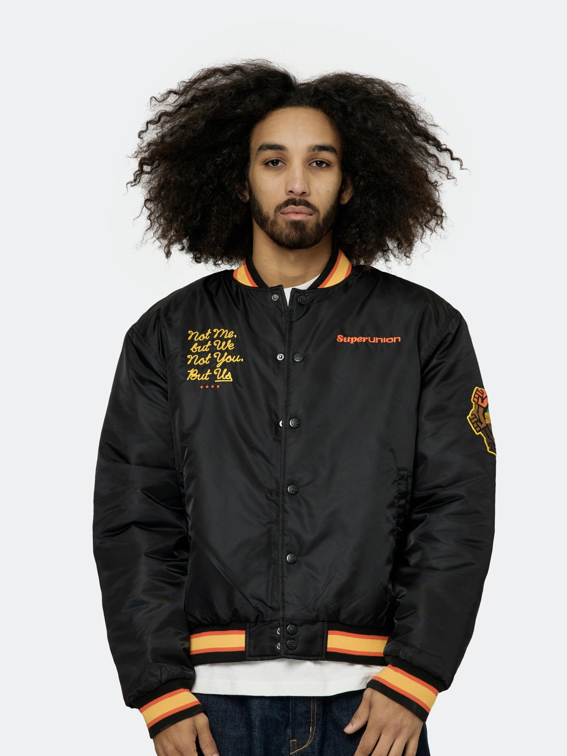 SuperUnion Bomber Jacket (Black) Product Image