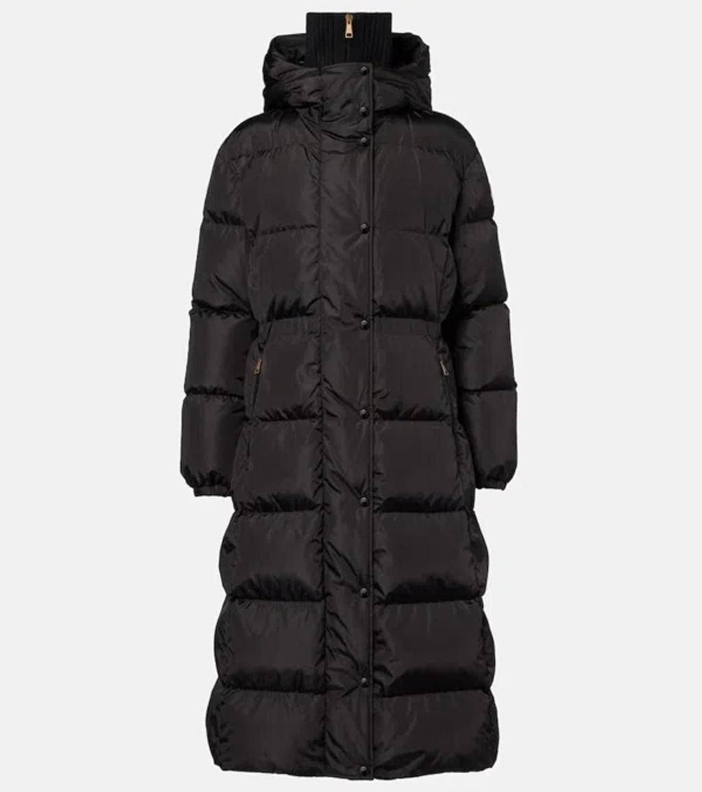 MONCLER Women Chamer Long Jacket Black Product Image