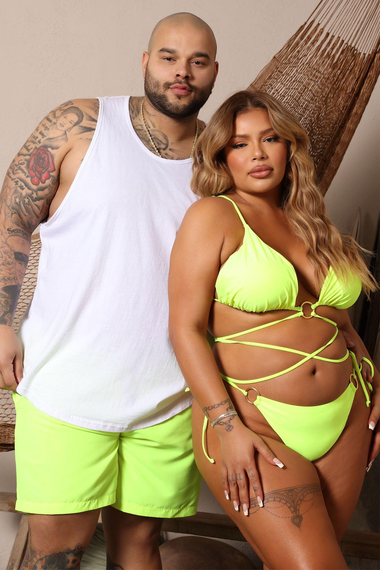 Sneaky Link Vacation 2 Piece Bikini - Neon Yellow Product Image