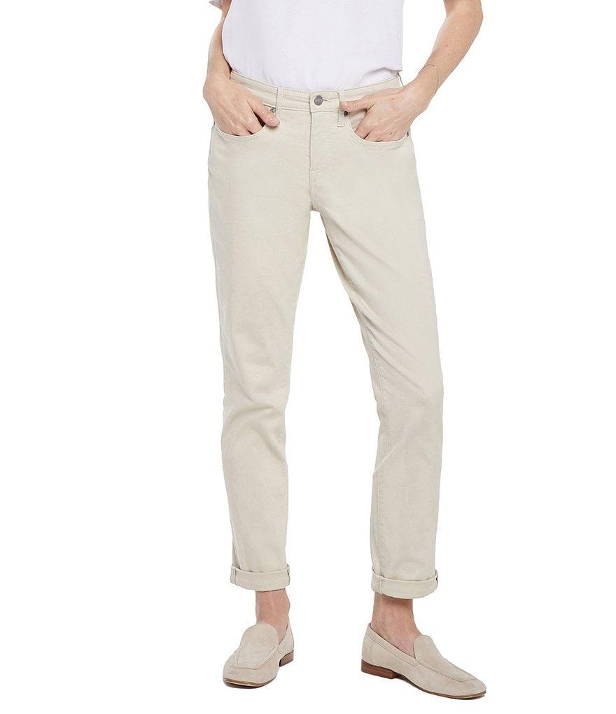 NYDJ Margot High Rise Slim Straight Girlfriend Jeans Product Image