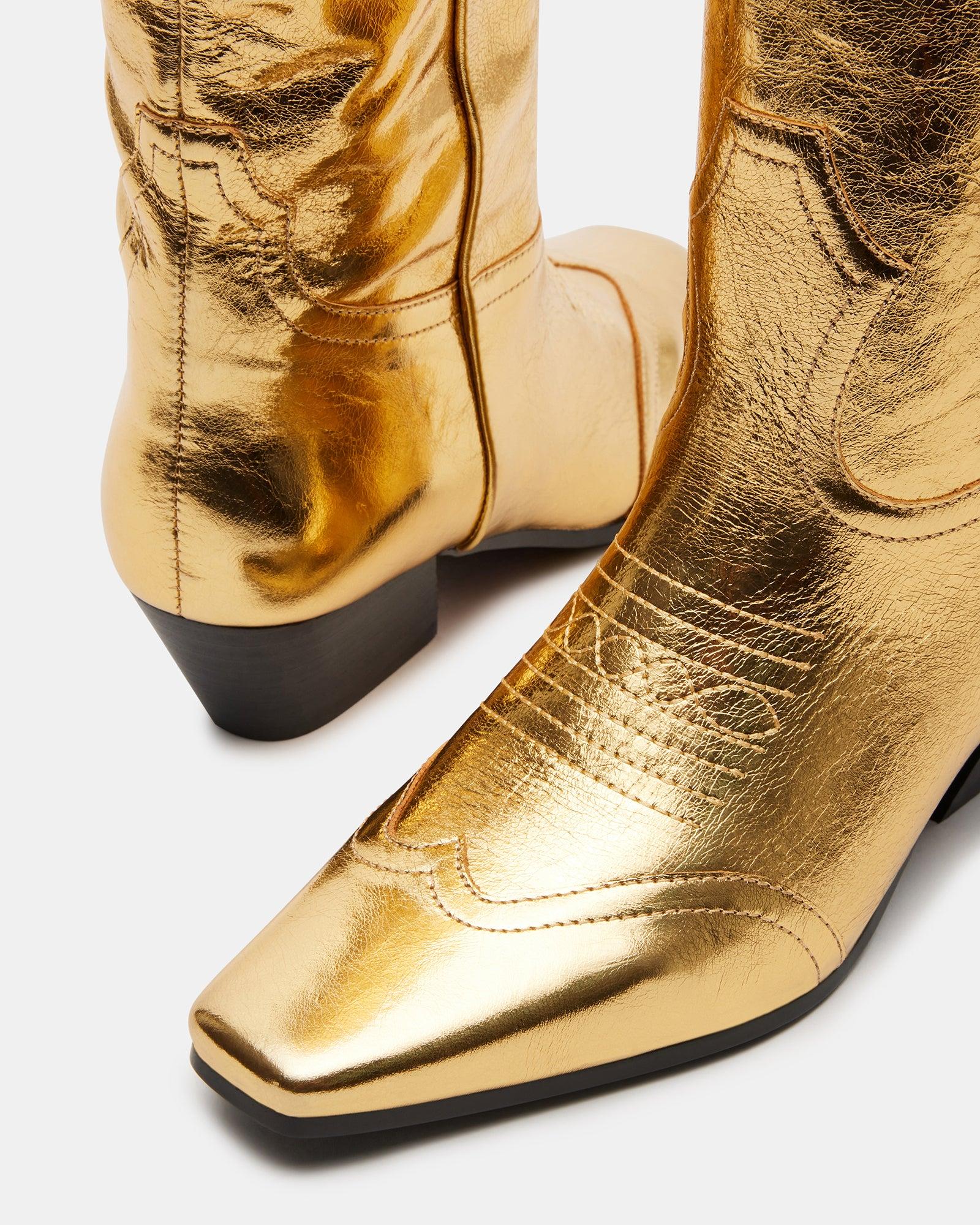 DOLLIE GOLD LEATHER Female Product Image