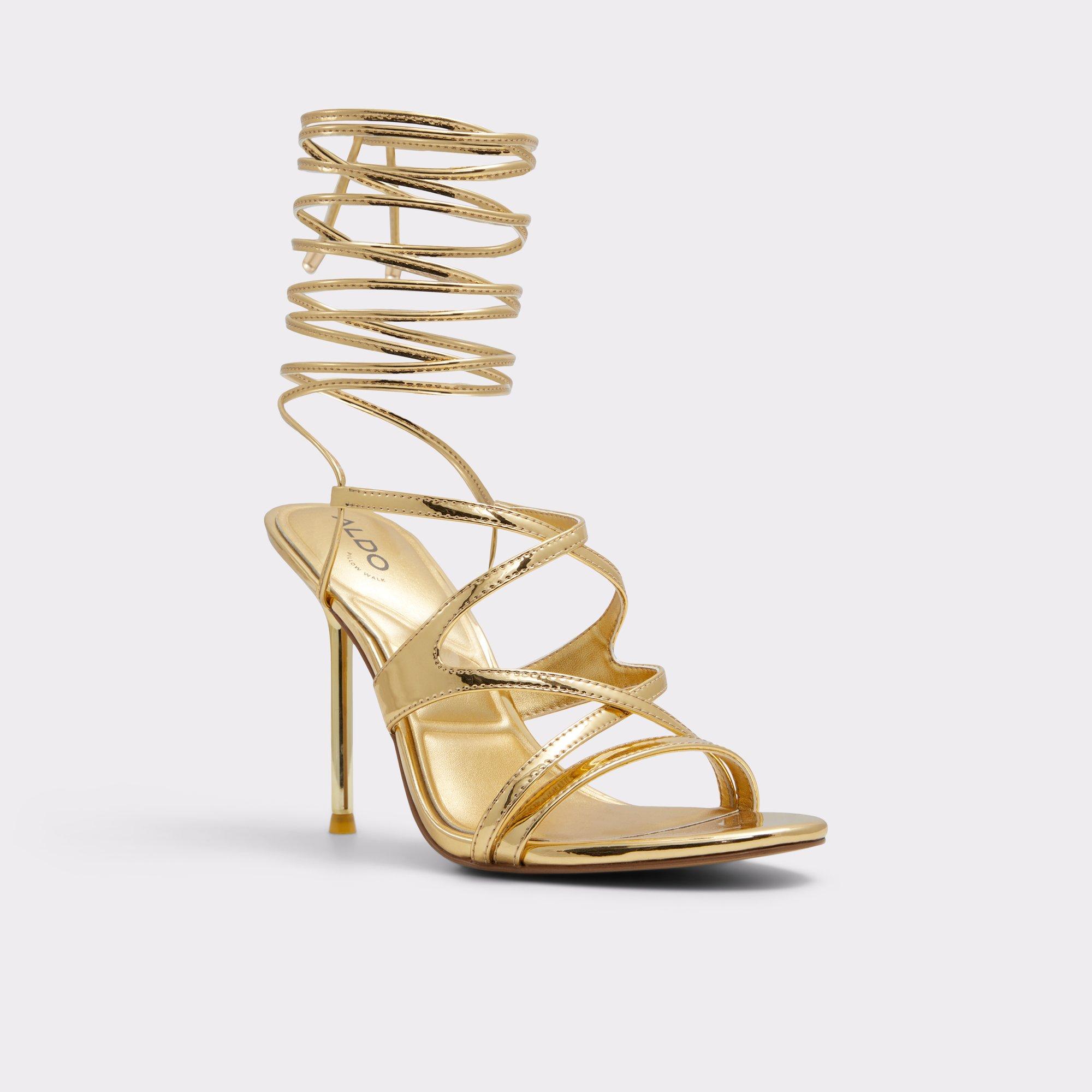 Marylou Gold Women's Strappy sandals | ALDO US Product Image