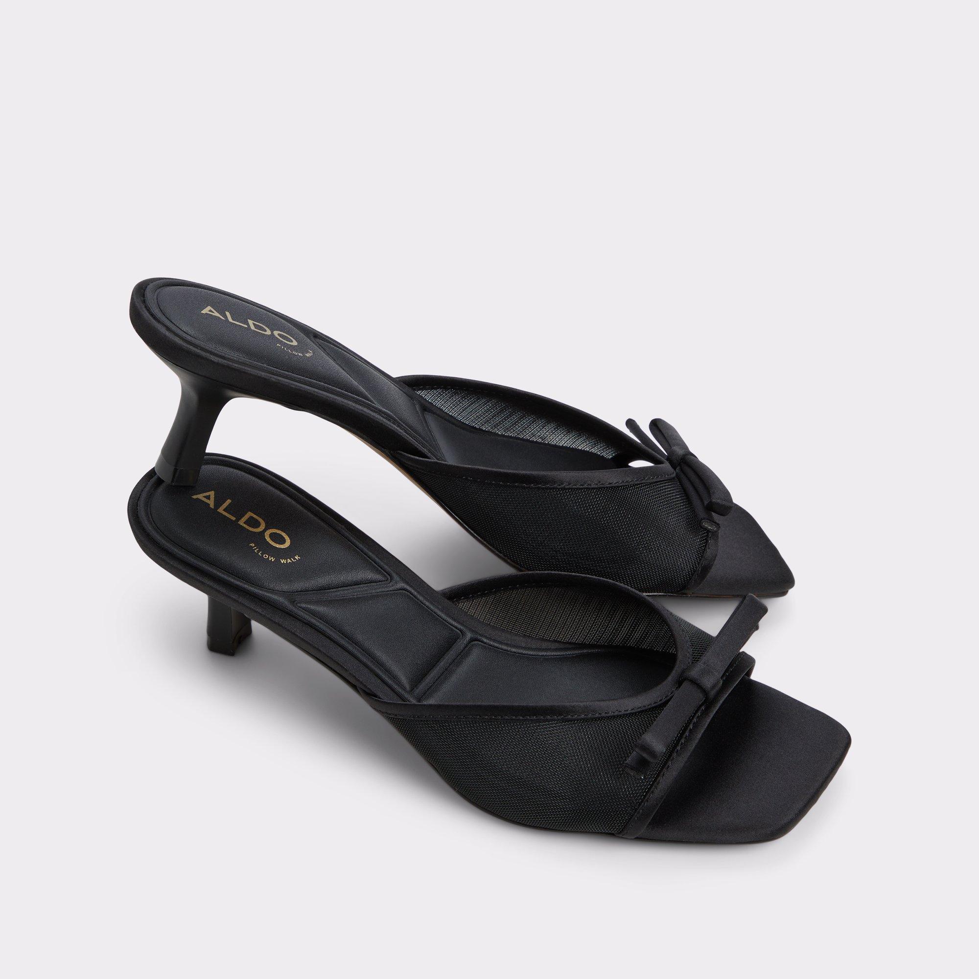 Begoniaa Black Women's Heeled mules | ALDO US Product Image