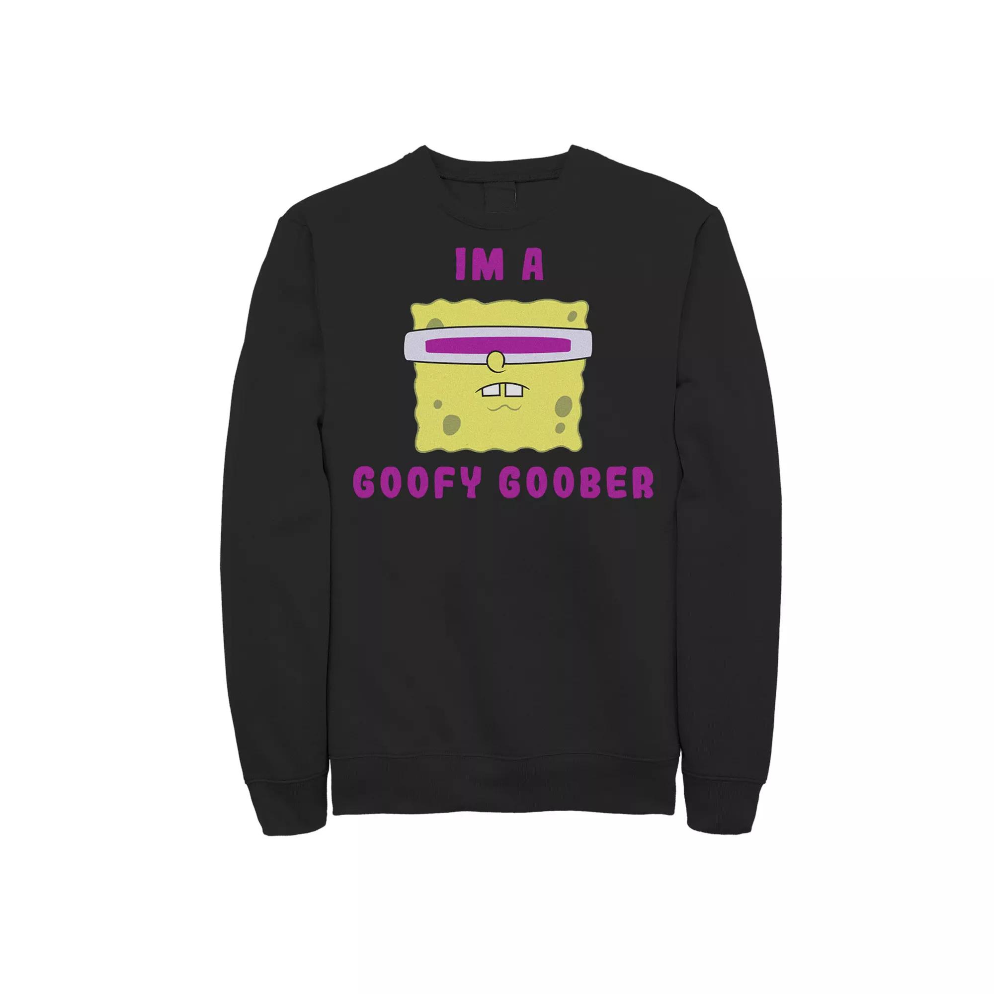 Men's Nickelodeon SpongeBob SquarePants I'm A Goofy Goober Portrait Fleece,  Product Image