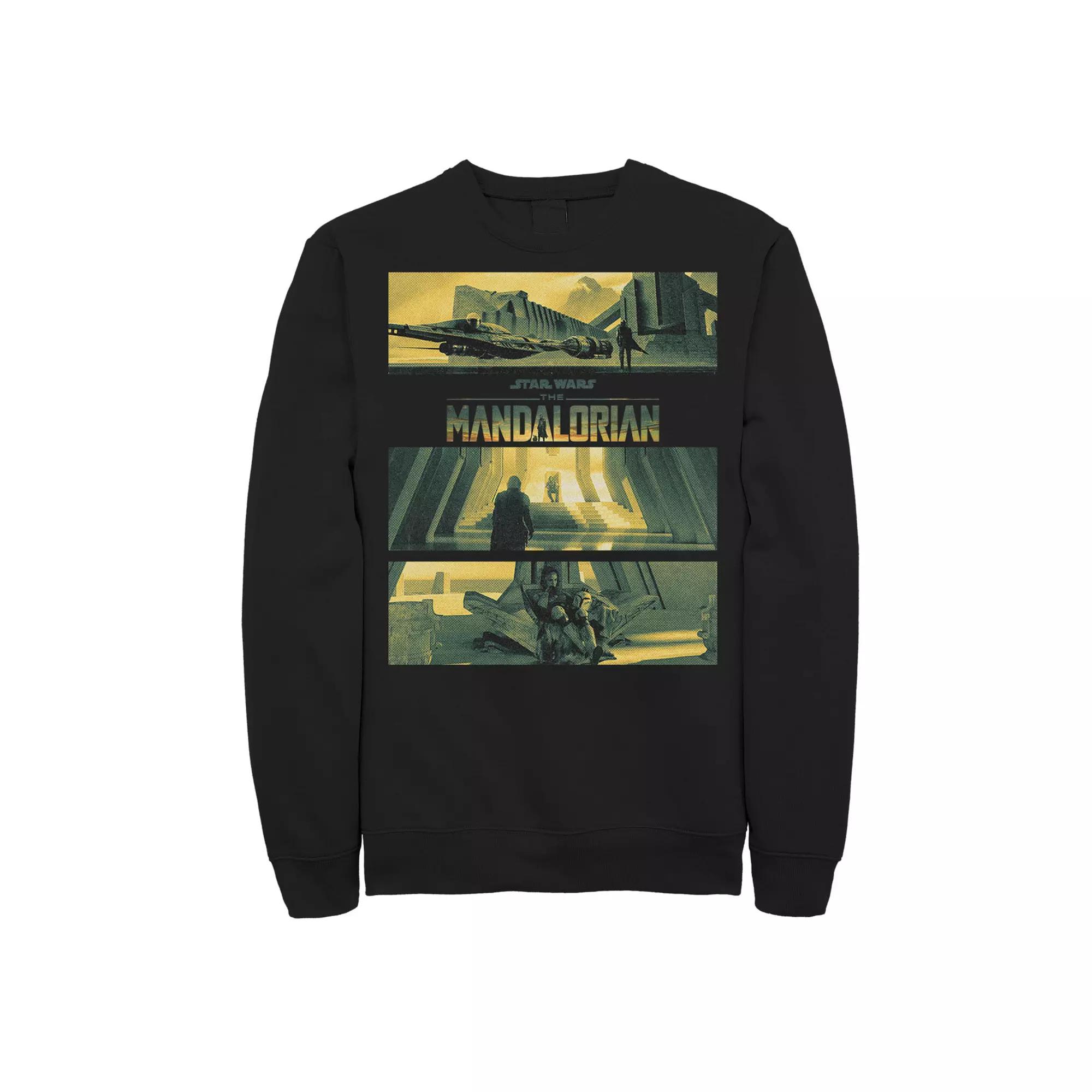 Disney's The Mandalorian Men's Castle And Throne Fleece,  Product Image