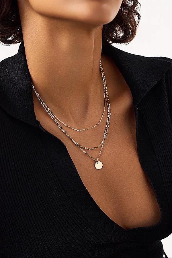Ana Luisa Willow Coin Necklace Set Womens at Urban Outfitters Product Image
