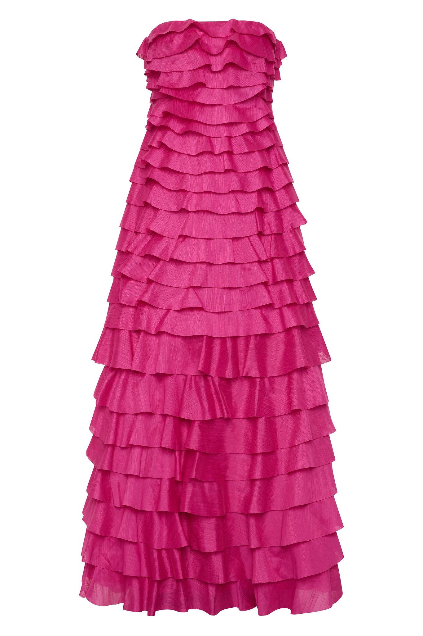 Fleur Pleated Gown Product Image