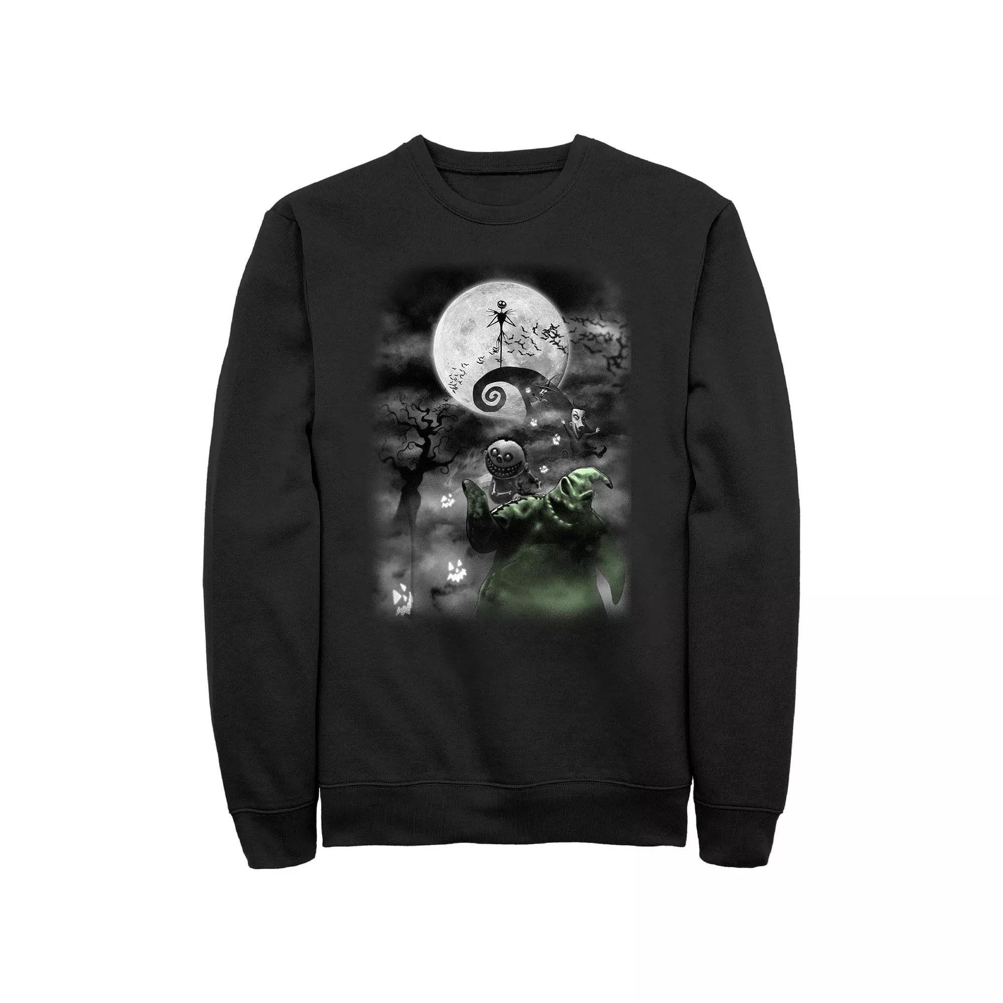 Disney's The Nightmare Before Christmas Scary Night Men's Graphic Fleece,  Product Image
