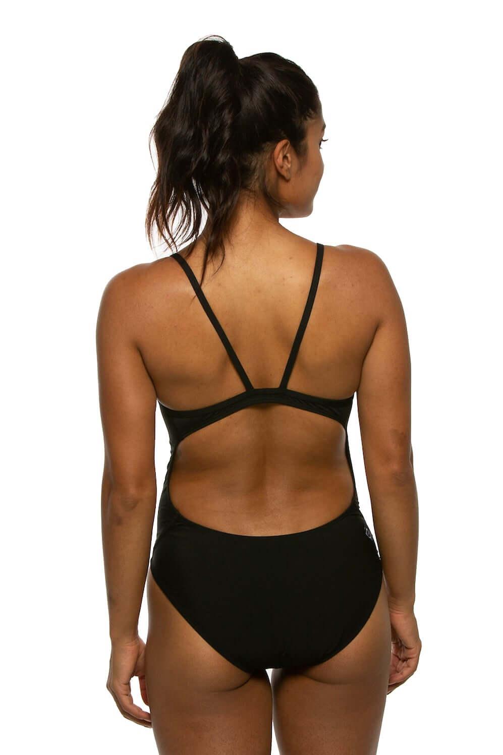 Devon One Piece Swimsuit - Black Female Product Image