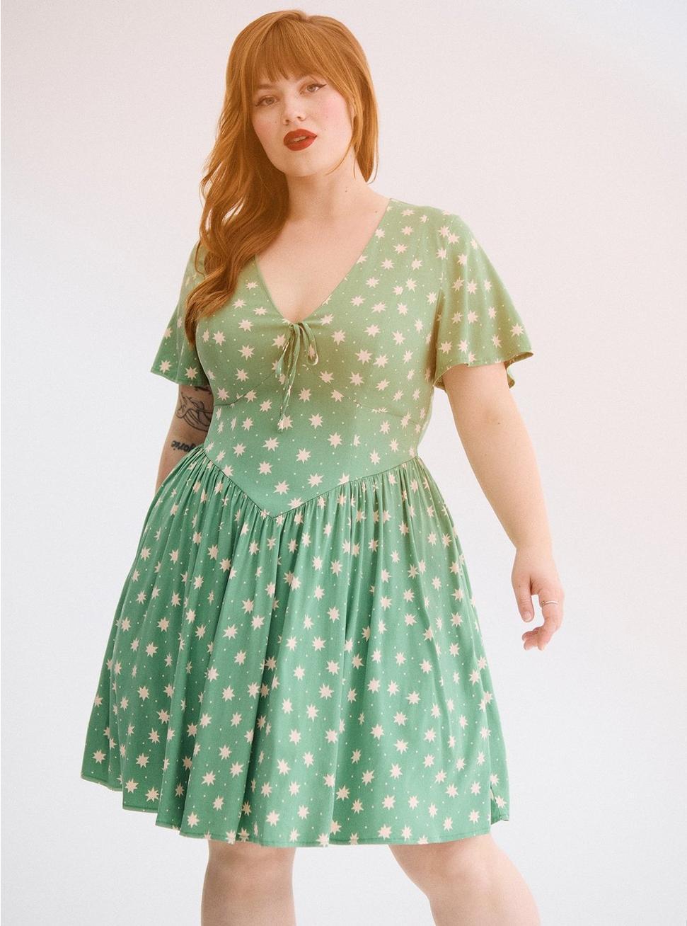 Retro Chic Flutter Swing Dress Product Image