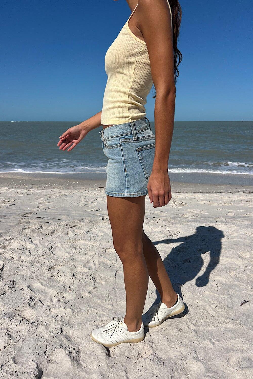 Malia Denim Mini Skirt Product Image