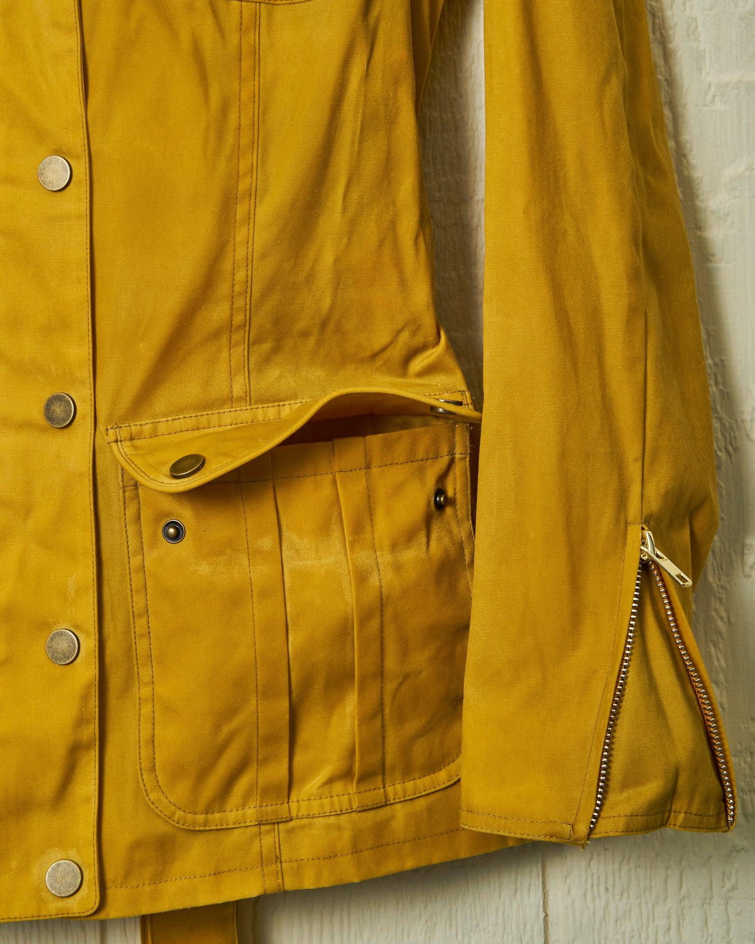 Women’s Aberdeen Jacket in Goldenrod Waxed Canvas Product Image