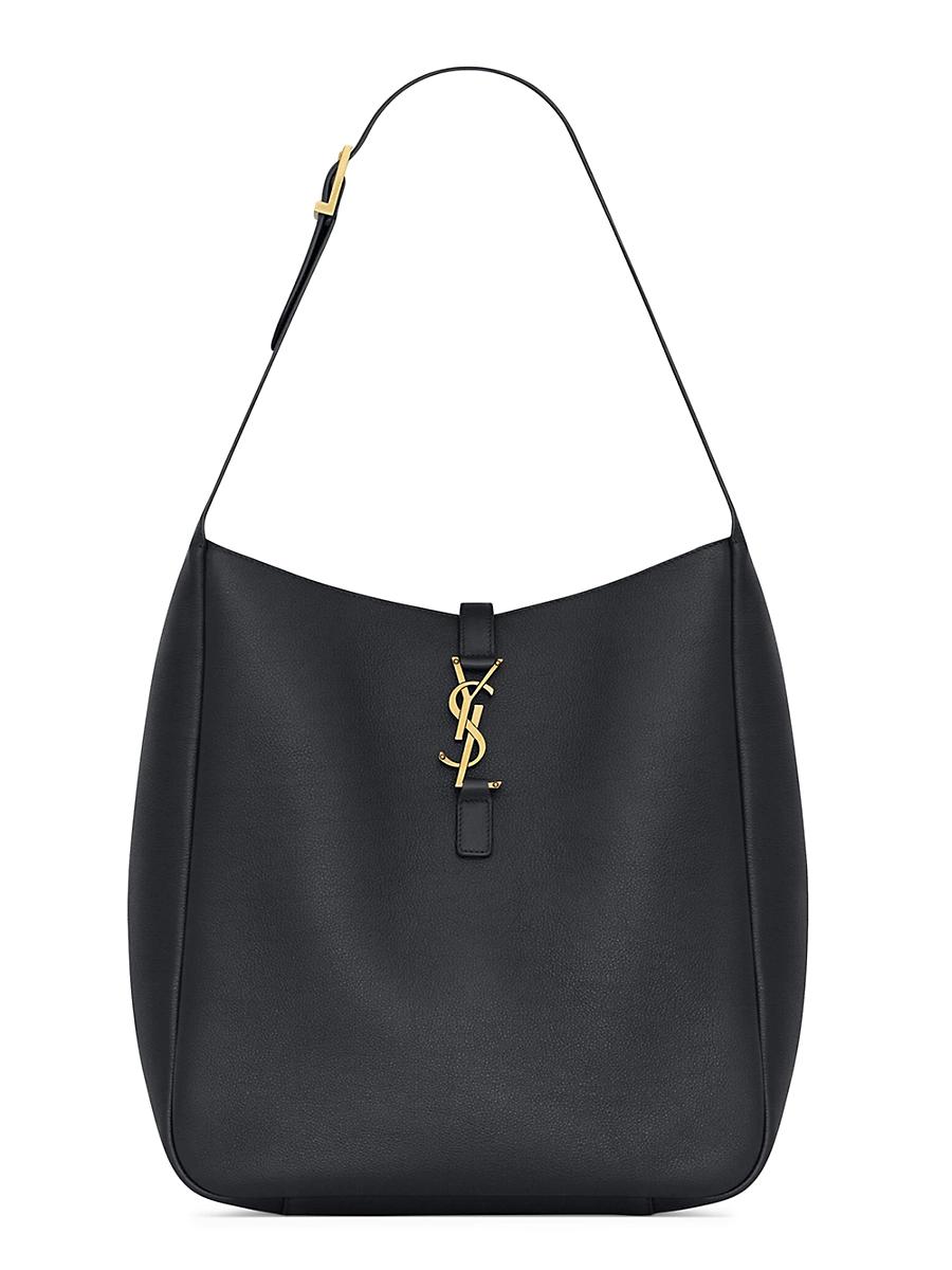 Womens Le 5 7 Supple Large Shoulder Bag in Smooth Leather Product Image