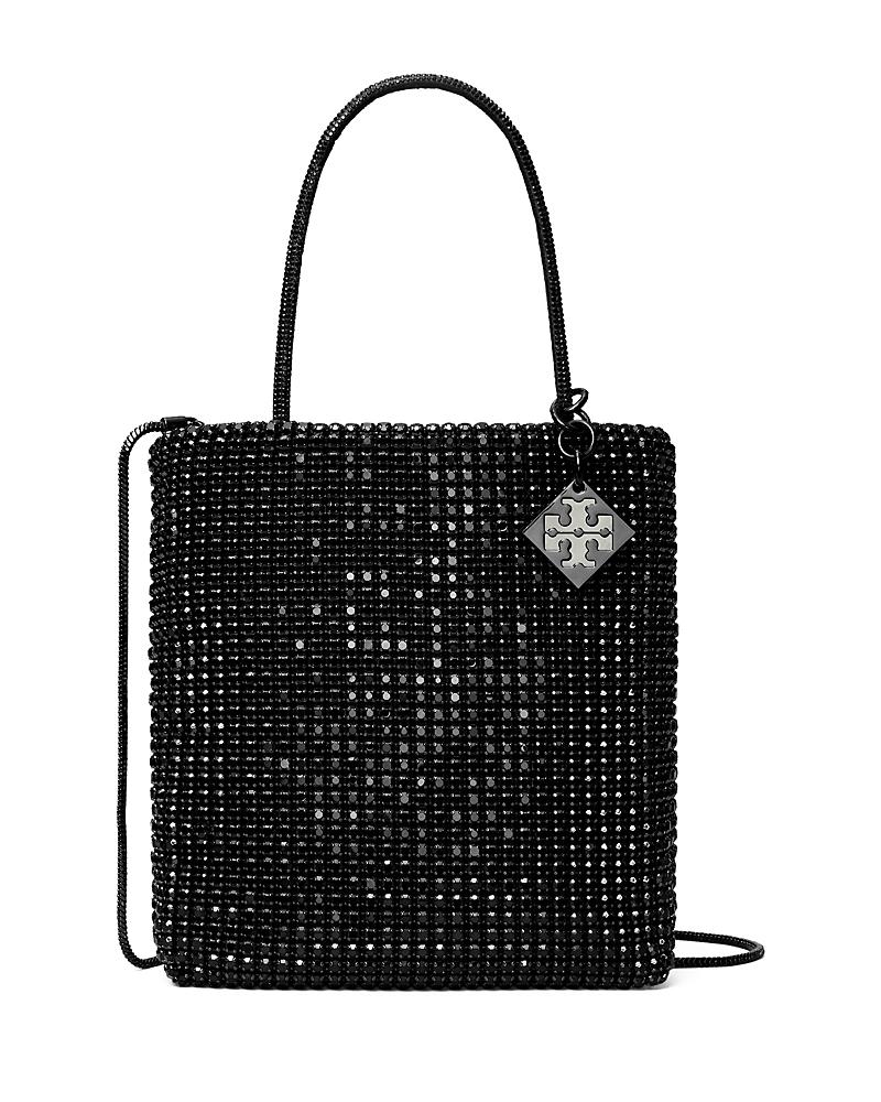 Womens Night Owl Crystal-Embellished Nylon Tote Bag Product Image