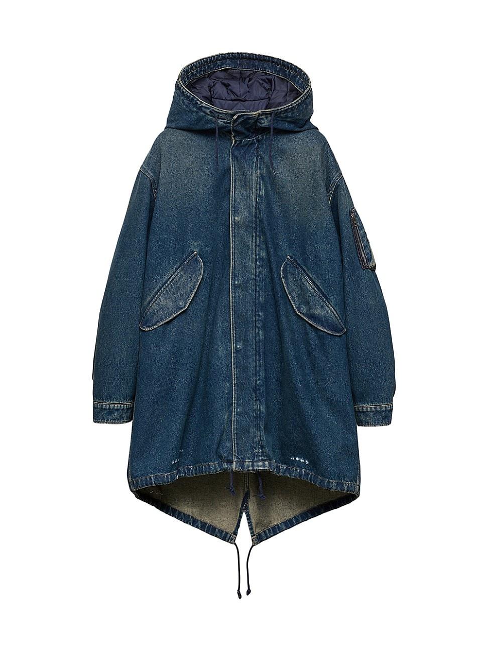Mens Padded Denim Jacket Product Image