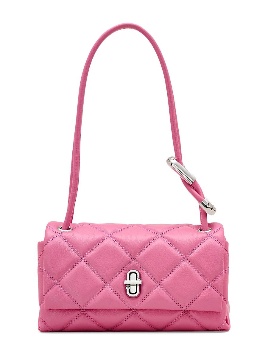 Womens The Quilted Mini Dual Shoulder Bag Product Image